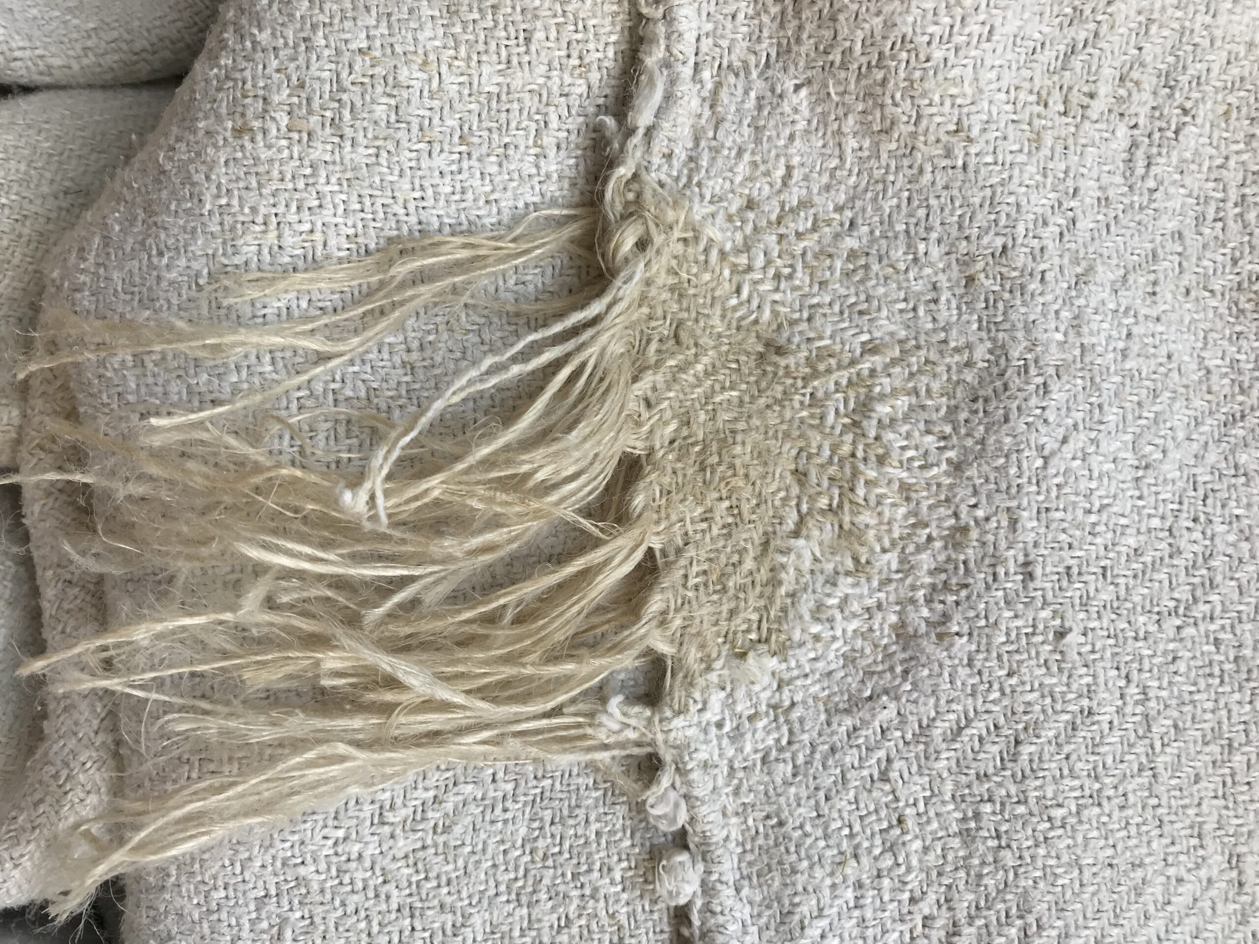 Hemp Blanket: Antique Repairs