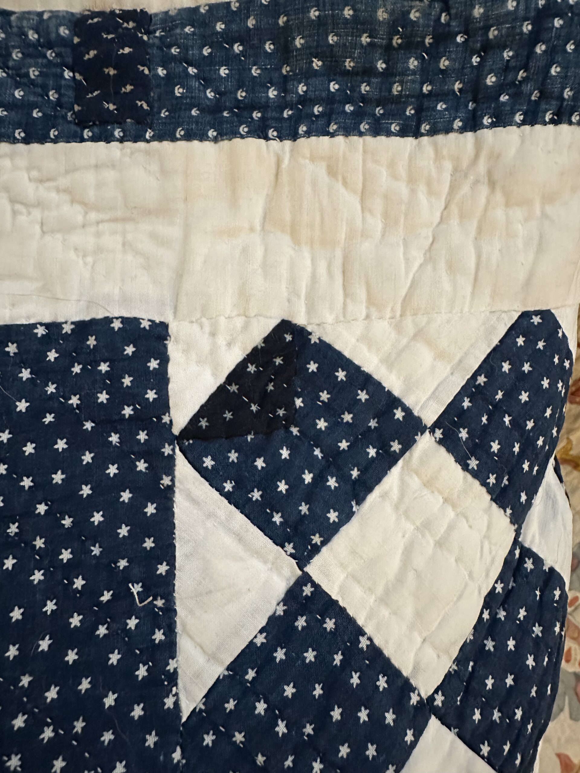 Starry Sky Quilt: Antique Repairs